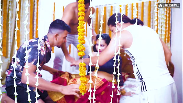 Image Desi Indian Newly Married Milf Wife GangBang with Her Husband's Friend ( Hindi Audio )