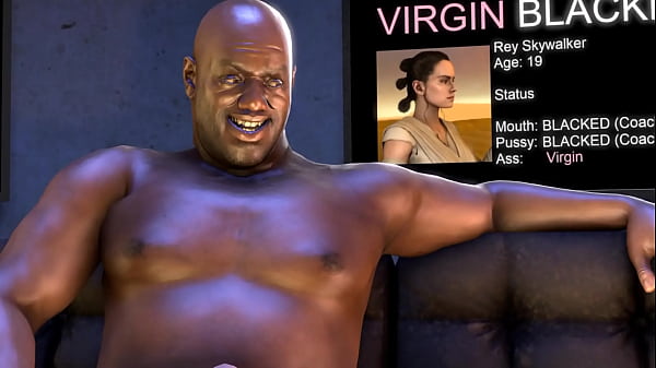 Image Rey from Star Wars loses her virginity to an older black guy