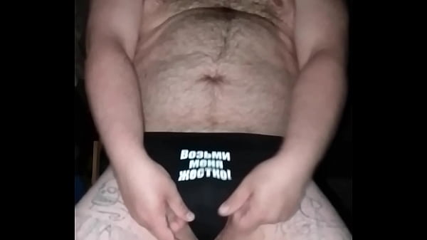 Image Russian gay man jerks off his cock and shows his ass in close-up!