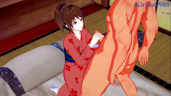 Image Kagura and Tae Shimura and Tsukuyo and the old man intense sex. - Gin Tama Hentai