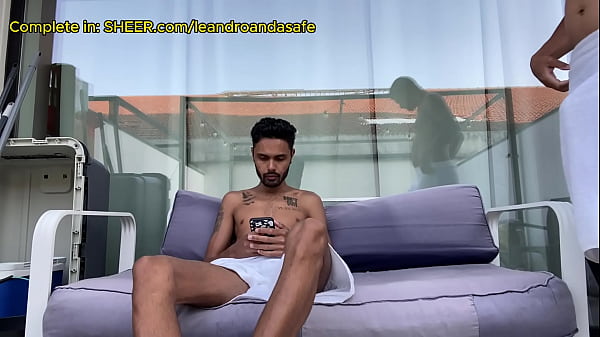 Image EATING MY NEIGHBOR ON THE BALCONY OF HIS HOUSE
