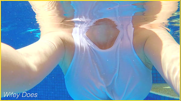 Image Wifey goes braless in the hotel pool | COMPILATION
