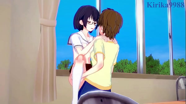 Image Kasumi Nomura and Olivia and Chisato Higuchi intense futanari sex. - Asobi Asobase Hentai