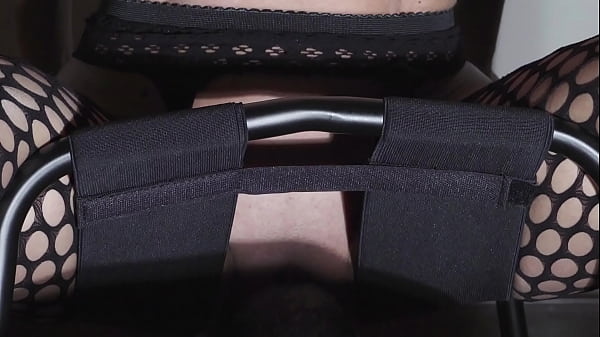 Image I use the chair to enjoy on his face. Want his tongue in my pussy