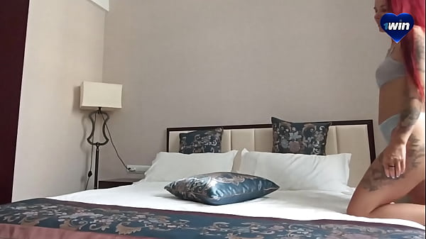 Image Having fun with doggy fuck and hot blowjob in the hotel room