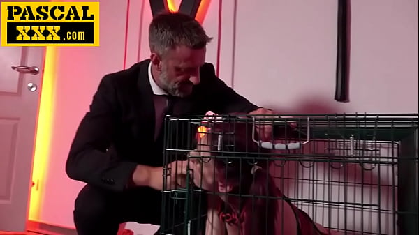 Image Caged Hottie With Giant Fake Tits Enjoying Submissive Anal Fucking