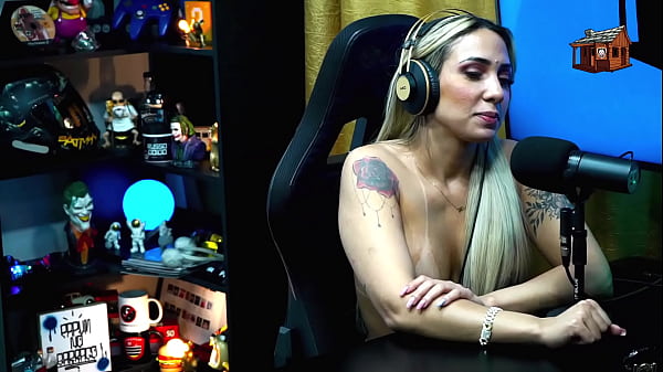 Image Ruan pediu um beijo pra Bruna Lambertini, ela sentou pelada no colo dele, o pau subiu! - Podcast P&aacute_pum no Barraco! Completo no Sheer RED