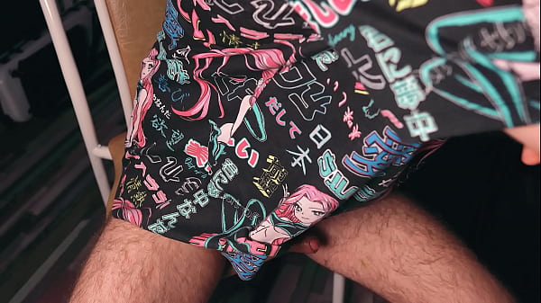Image A young guy came home after work, turned on porn and started jerking off (ASMR MASTURBATION )
