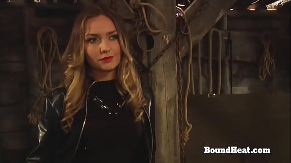 Image Bound Big Natural Boobs Lesbian Slave Checked By Dominant Madame
