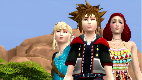 Image Zelda & Kingdom Hearts Crossover - Link Meets Sora