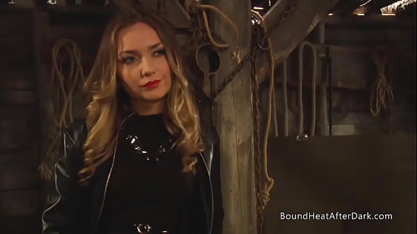 Image Busty Big Tits Lesbian Slave Tied Up And Branded By Dominant Mistress
