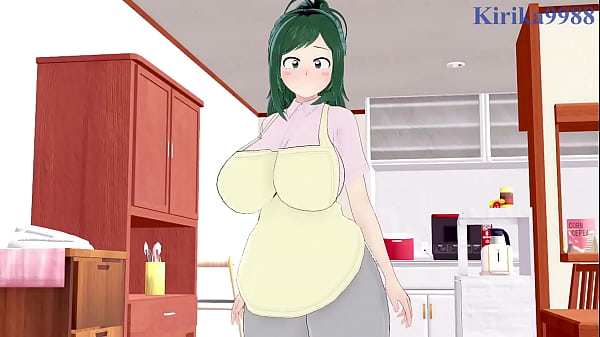 Image Inko Midoriya and Katsuki Bakugo intense sex. - My Hero Academia Hentai