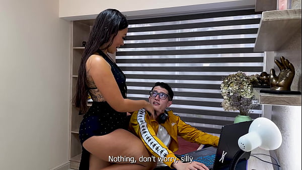 Image I fuck my nerdy stepson while my husband is at the office, just don't cum inside Pipe! Daniela Andrea