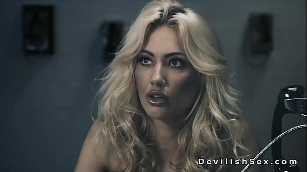 Image Big tits blonde fucked in the garage by a big cock