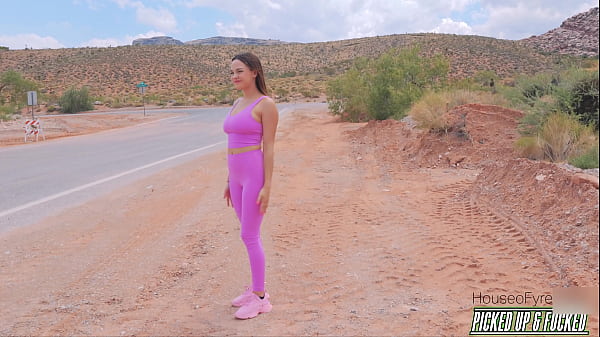 Image PICKED UP AND FUCKED! Teen Jogger Rissa May Rides for a Ride
