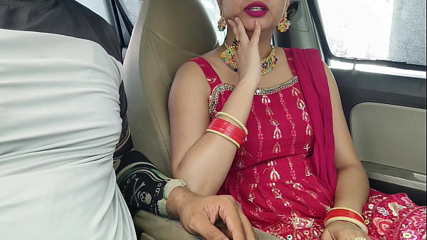 Image Cute Desi Indian Beautiful Bhabhi Gets Fucked with Huge Dick in car outdoor risky public sex.