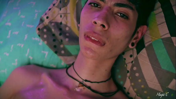 Image Hot Skinny Twink Magic C Jerking His Big Cock With Oil Lots Of Precum And Thick Cum Load