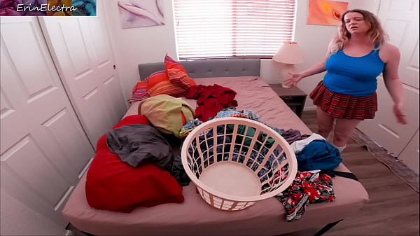 Image Stepsister needs help with the laundry and offers to fuck in trade