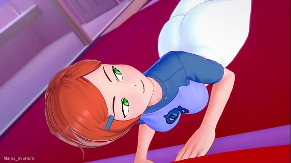 Image desnudando a Gwen en la cama para poder follarla mejor (versi&oacute_n adulta) (hentai) (sin censura)