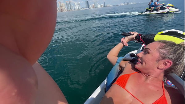 Image Horny Blonde Getting Her Pussy Drilled On A Jetski