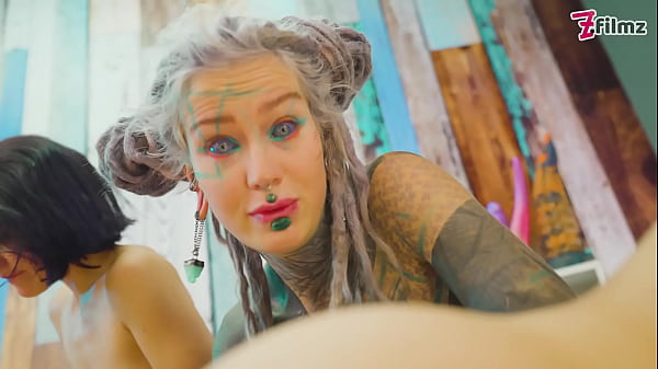 Image 4 alternative CUTE LESBIANS in crazy colorful TOY ORGY fucking each others cunts and ASS