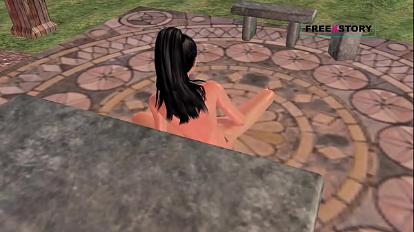 Image An animated 3D sex video - A cute Indian Bhabhi rubbing pussy.