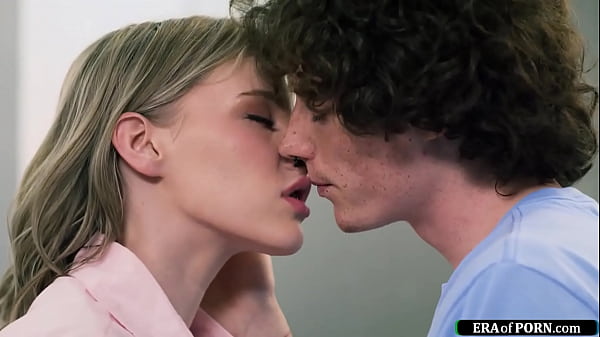 Image Petite teen licked by big cock coworker