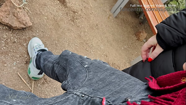 Image Naughty in an animal park - risky public