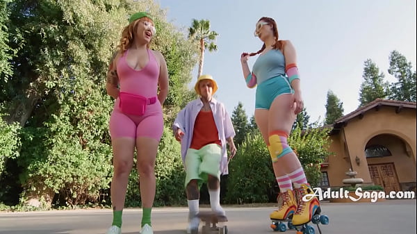 Image 2 PAWG Skater Girls & Their FTM Trans Friend Eat Eachothers Pussies
