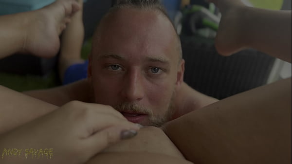 Image FEMALE POV Blue eyes white guy pussy eating orgasm