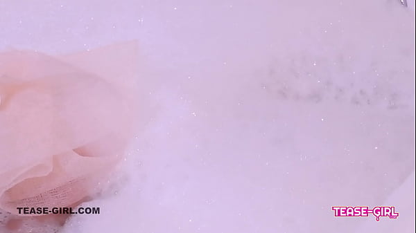 Image Beautiful Brunette Teen takes a sexy Bath
