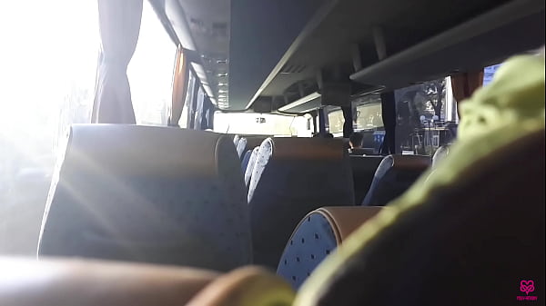 Image Blowjob on a public bus. Cute blonde set next to me and sucked and swallow cum - Full Video