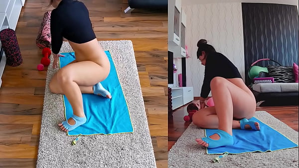 Image Get Fit and Frisky: Dual Cam Naked Workout Uncovered!