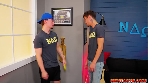 Image Jacob Acosta and Masyn Thorne tries their gloryhole and leads them to having gay sex