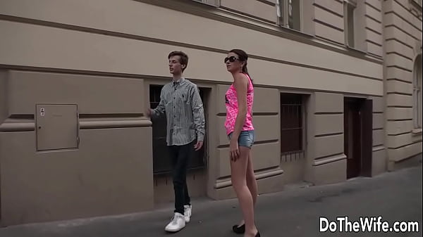 Image Cum Eating Cuck Spreads Denisse's Butt Cheeks While a BBC Fucks Her Ass