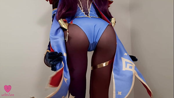 Image Mysterious Astrologist Mona Megistus from Genshin Impact predicted hot sex with filling her pussy