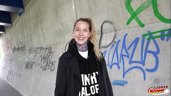 Image GERMAN SCOUT - Crazy German Tattoo Model Lisa Rocketcock Pickup for Casting Fuck