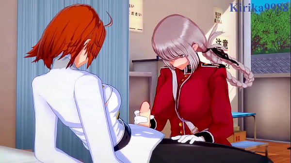 Image Florence Nightingale and Meltryllis and Gudako intense futanari sex. - Fate/Grand Order Hentai