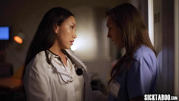 Image Lesbians Sinn Sage and Vicki Chase making out on duty to relieve stress
