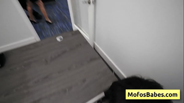 Image Busty milf fucked at work by horny co-worker and make him cum fast - Sasha Pearl, Parker Ambrose