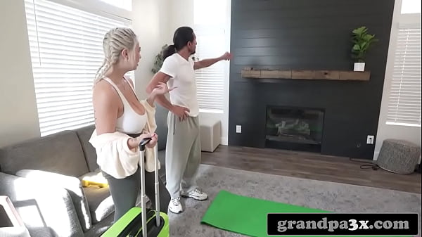Image Busty Teen's Yoga Lesson With Horny Stepgrandpa Takes a Naughty Turn