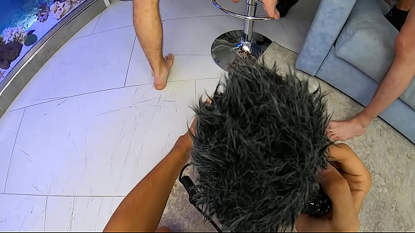 Image 3 on 1 Hard anal sex with double penetration with three guys behind the scenes