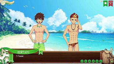 Image Game: Friends Camp path 2, part 8 - Taiga's sexy swimming trunks (russian voiceover)