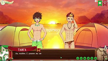 Image Game: Friends Camp path 2, part 9 - volleyball with Taiga (russian voiceover)