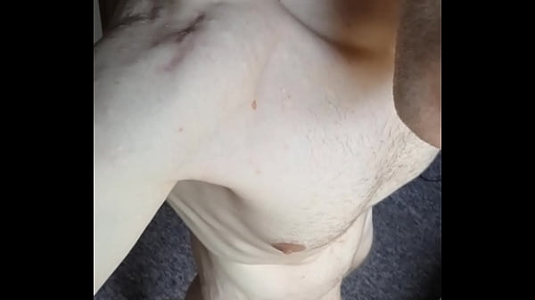 Image Selfie video of amateur big yummy blonde guy dick