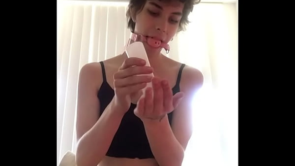 Image I beg with a vibrator up my ass