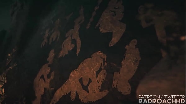 Image Lara Croft and Tribal Futa animation