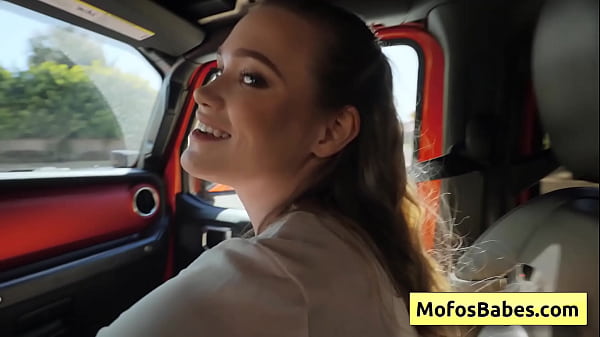 Image Blonde naughty teen sucking dick in the ca while her friend is driving - Chloe Rose, Charles Dera