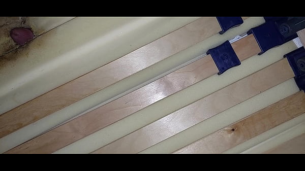 Image I fuck the hole in the mattress and ejaculate sperm under the bed