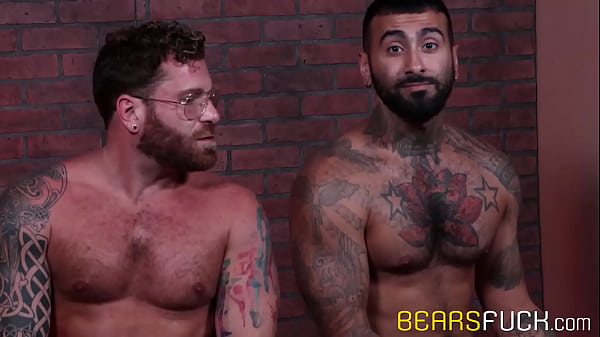 Image Bearded Rick York moans while fucked by Riley Mitchel